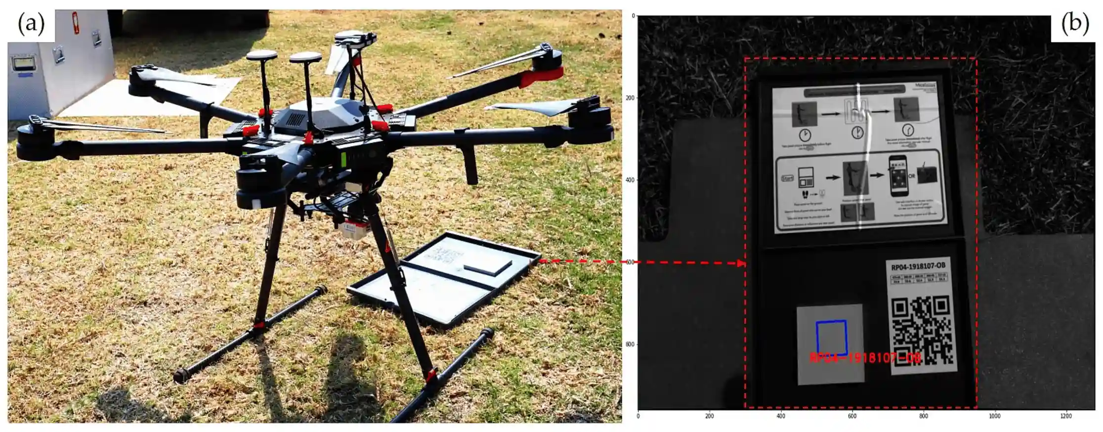 Multi-rotor DJI Matrice 600 Pro system equipped with MicaSense RedEdge-MX sensor
