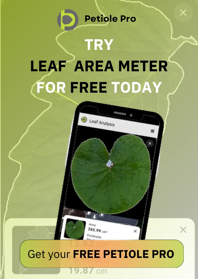 Leaf Area Measurement with Smartphone